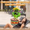 imageJOYIN 43quot Inflatable Cactus Cooler with Sombrero Hat for Fiesta Cinco de Mayo Party Supplies Inflatable Party Cooler Pool Party Decoration