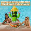 imageJOYIN 43quot Inflatable Cactus Cooler with Sombrero Hat for Fiesta Cinco de Mayo Party Supplies Inflatable Party Cooler Pool Party Decoration