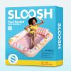 imageSLOOSH Inflatable Tanning Pool Lounger Float 70quot x 46quot Pool Floats Adult with Pillow 4 in 1 Suntan Tub Raft FloatieSunbathing Bed Lounge for Water Blow Up Ball Pit Party GiftsPink Doodle
