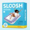 imageSLOOSH Inflatable Tanning Pool Lounger Float 70quot x 46quot Pool Floats Adult with Pillow 4 in 1 Suntan Tub Raft FloatieSunbathing Bed Lounge for Water Blow Up Ball Pit Party GiftsNavyblue Stripe