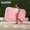 imageSLOOSH Inflatable Tanning Pool Lounger Float 70quot x 46quot Pool Floats Adult with Pillow 4 in 1 Suntan Tub Raft FloatieSunbathing Bed Lounge for Water Blow Up Ball Pit Party GiftsPink Tiedye