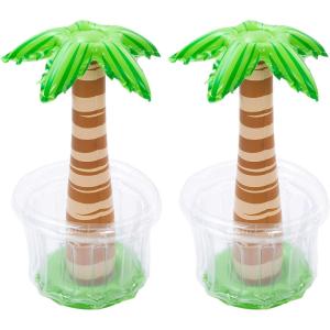 imageJOYIN 2 Packs Inflatable Palm Tree Cooler 315quot Hawaiian Inflatable Cooler Palm Tree Decor Party Decoration Party Supplies for Pool Party Luau Party and Hawaiian Party