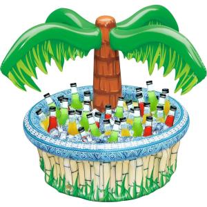 imageJOYIN 28 Inflatable Palm Tree Cooler Luau Hawaiian Tropical Beach Themed Party Decorations Blow Up Palm Trees Cooler Outdoor Party Supplies Kids Adults Birthday Party Dcor