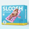 imageSLOOSH Adjustable Backrest Pool Floats  Tropical Leaves Pool Lounger Floaties Adults with Cup Holders Inflatable Tanning Float Rafts Chair Beach Lake Floating Above Water Keep Cool ChampagnePink