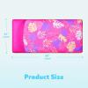 imageSLOOSH Inflatable Pool Floats Raft  XL Fabric Covered Pool Mat Lounger Floaties for Adults Ultra Comfort Inflatable Water Float with Headrest for Beach Lake Swimming Pool Floating 68quotX34quot TealPink