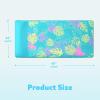 imageSLOOSH Inflatable Pool Floats Raft  XL Fabric Covered Pool Mat Lounger Floaties for Adults Ultra Comfort Inflatable Water Float with Headrest for Beach Lake Swimming Pool Floating 68quotX34quot TealTeal