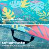 imageSLOOSH Inflatable Pool Floats Raft  XL Fabric Covered Pool Mat Lounger Floaties for Adults Ultra Comfort Inflatable Water Float with Headrest for Beach Lake Swimming Pool Floating 68quotX34quot TealTeal