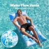 imageSloosh Inflatable Pool Floats Adults  Large Pool Float Tanning Raft with Headrest Keep Cool Above Water Swimming Pool Floaties Beach Lake Party SuppliesBlue