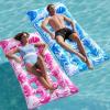 imageSLOOSH 2Pack Inflatable Pool Floats Mat  XL Pool Floaties Adults Size with Headrest Sun Tanning Raft Lake Beach Swimming Pool Party Toys Floating Lounge Above Water Keep CoolBluePink