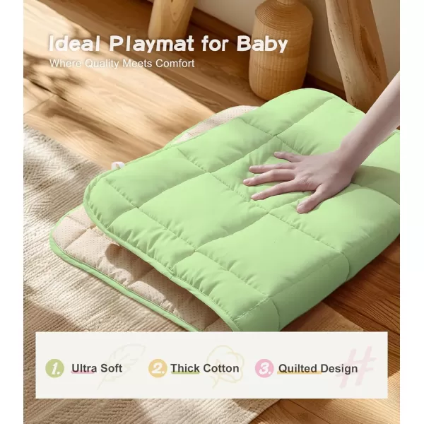 little dove Baby Play Gym Wooden Baby Gym with 6 Toys Foldable Play Gym Frame Activity Gym Hanging Bar Baby Toy Natural Wood Play Gym Baby Exercise Activity Gym Hanging Bar Newborn Baby GiftGreen Baby Gym With Mat