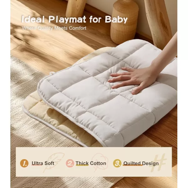 little dove Baby Play Gym Wooden Baby Gym with 6 Toys Foldable Play Gym Frame Activity Gym Hanging Bar Baby Toy Natural Wood Play Gym Baby Exercise Activity Gym Hanging Bar Newborn Baby GiftWooden Baby Gym With Mat