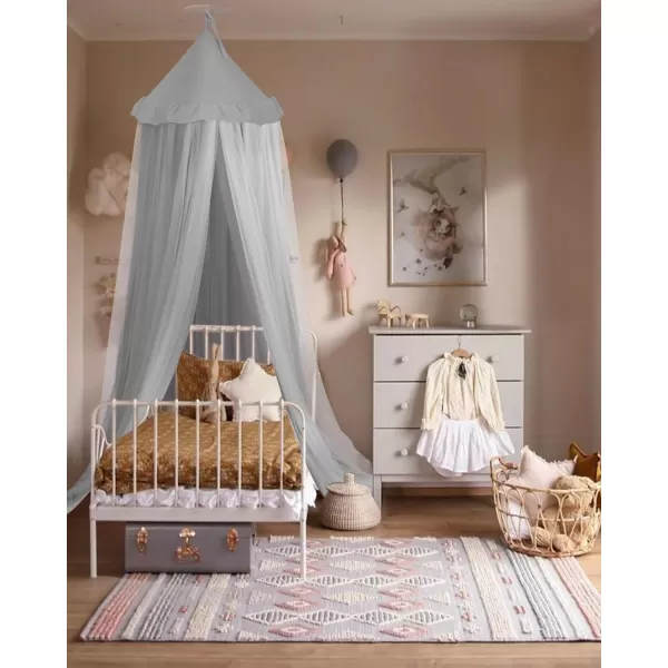little dove Bed Canopy with Star Lights Double Layer Canopy for Bed Breathable Canopy Bed Curtain for Children Reading Nook Machine Washable Canopy for Kids Room 256x106Medium