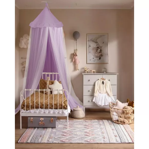 little dove Bed Canopy with Star Lights Double Layer Canopy for Bed Breathable Canopy Bed Curtain for Children Reading Nook Machine Washable Canopy for Kids Room 256x106Medium