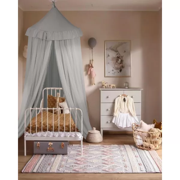 little dove Bed Canopy with Star Lights Double Layer Canopy for Bed Breathable Canopy Bed Curtain for Children Reading Nook Machine Washable Canopy for Kids Room 256x106Large