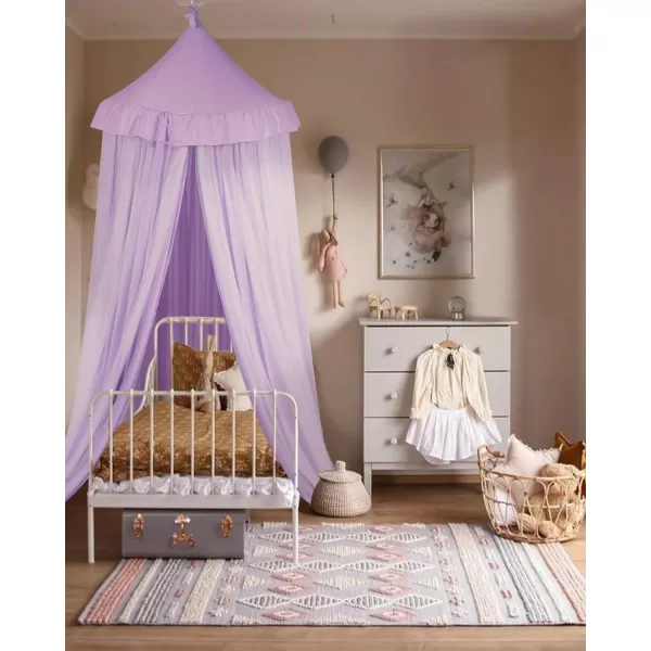 little dove Bed Canopy with Star Lights Double Layer Canopy for Bed Breathable Canopy Bed Curtain for Children Reading Nook Machine Washable Canopy for Kids Room 256x106Large