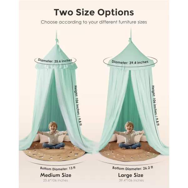 little dove Bed Canopy with Star Lights Double Layer Canopy for Bed Breathable Canopy Bed Curtain for Children Reading Nook Machine Washable Canopy for Kids Room 256x106Large