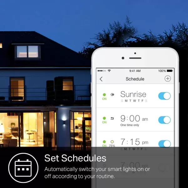 Kasa Smart Bulb 850 Lumens Full Color Changing Dimmable WiFi LED Light Bulb Compatible with Alexa and Google Home A19 95W24Ghz only No Hub Required 1PackKL130