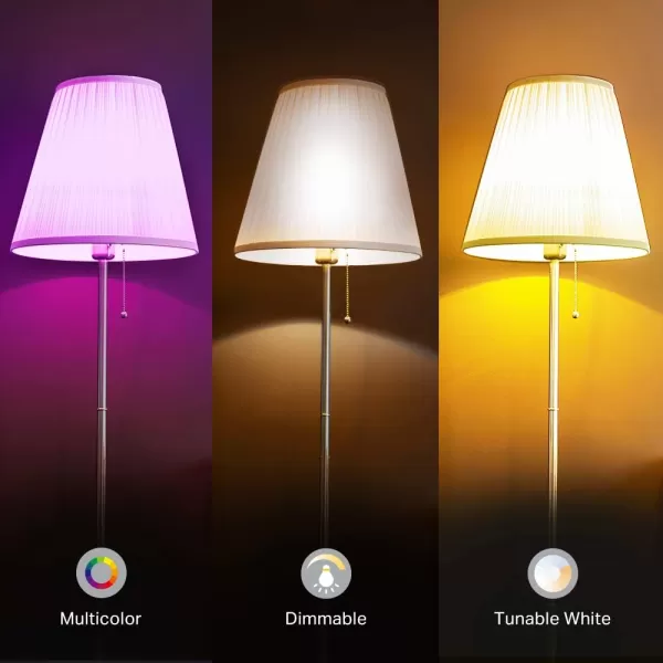 Kasa Smart Light Bulbs 1000 Lumens High Brightness 16M Color Changing Dimmable Smart WiFi Light Bulb Compatible with Alexa and Google Home A19 24GHz WiFi only No Hub Required KL1354Pack800 Lumens  4Pack