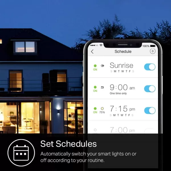 Kasa Smart Light Bulbs that works with Alexa and Google Home Dimmable Smart LED Bulb A19 9W 800Lumens Soft White2700K CRI90 WiFi 24Ghz only No Hub Required 4 Count Pack of 1KL110P44Pack Newer Version
