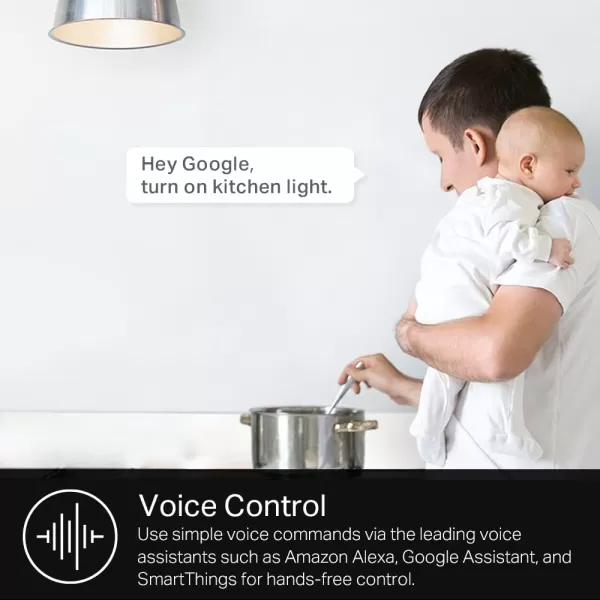 Kasa Smart Light Bulbs that works with Alexa and Google Home Dimmable Smart LED Bulb A19 9W 800Lumens Soft White2700K CRI90 WiFi 24Ghz only No Hub Required 4 Count Pack of 1KL110P4White Newer Version