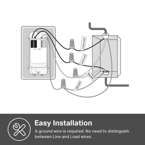 Kasa Matter Smart Light Switch Voice Control wSiri Alexa ampamp Google Assistant UL Certified Timer ampamp Schedule Easy Guided Install Neutral Wire Required Single Pole 24GHz WiFi 3PackWhite  Light Switch