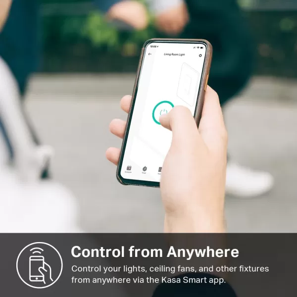 Kasa Matter Smart Light Switch Voice Control wSiri Alexa ampamp Google Assistant UL Certified Timer ampamp Schedule Easy Guided Install Neutral Wire Required Single Pole 24GHz WiFi 3PackWhite