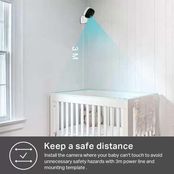 Kasa Smart 2K QHD Indoor Security Camera PersonBaby CryingMotion Detection 2Way Audio 30Ft Night Vision CloudSD Card StorageUp to 256 GB Works with Alexa ampamp Google Home KC400