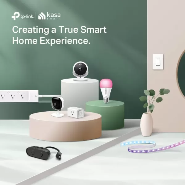 Kasa Smart Light Bulbs Full Color Changing Dimmable Smart WiFi Bulbs Compatible with Alexa and Google Home A19 60 W 800 Lumens24Ghz only No Hub Required 2Pack KL125P2 MulticolorMulticolor
