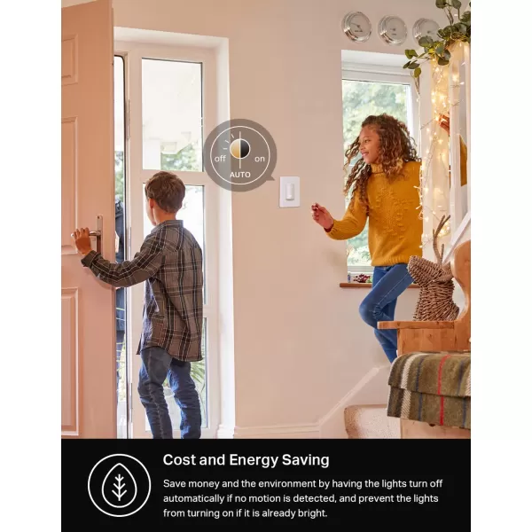 Kasa Smart Motion Sensor Switch Single Pole Needs Neutral Wire 24GHz WiFi Light Switch Works with Alexa ampamp Google Assistant UL Certified No Hub RequiredKS200MP2White2PackMotion Sensor