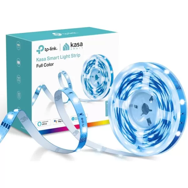 Kasa Smart LED Light Strip RGB 328ft2 Rolls of 164ft WiFi LED Strip Works w Alexa ampamp Google AssistantHigh Brightness Trimmable Up to 25000 Hours2Yr Warranty KL400L10MulticolorMulticolor