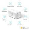 imageKasa Smart Plug Mini 15A Apple HomeKit Supported Smart Outlet Works with Siri Alexa ampamp Google Home UL Certified App Control Scheduling Timer 24G WiFi Only 2 Count Pack of 1 EP25P2 WhiteHomekit Compatible