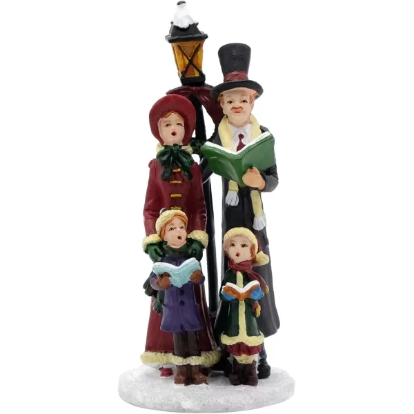 Eldnacele Christmas Musical Snow Globe Lantern Plug in ampamp Battery Operated Glitter Lamp Navitity Scene Lighted Lantern with 6 Hour for Christmas Decoration 12 Inches CarolersCarolers