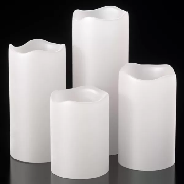 Eldnacele Flameless Votive Candles with Timer Bulk IndoorOutdoor Waterproof Tealight Candles Realistic Flickering Battery Operated LED Votive Candle Lights Pack of 124 Pack