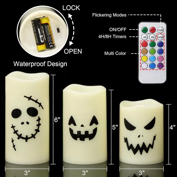 Eldnacele Flameless Votive Candles with Timer Bulk IndoorOutdoor Waterproof Tealight Candles Realistic Flickering Battery Operated LED Votive Candle Lights Pack of 123 Pack Color Changing