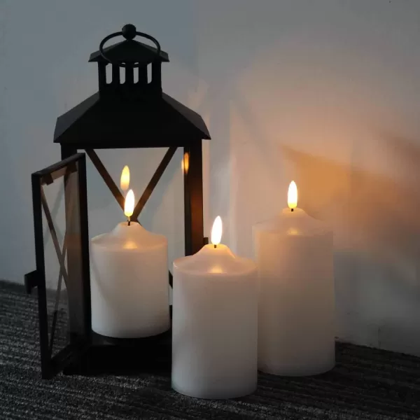 Eldnacele Flameless Votive Candles with Timer Bulk IndoorOutdoor Waterproof Tealight Candles Realistic Flickering Battery Operated LED Votive Candle Lights Pack of 12White