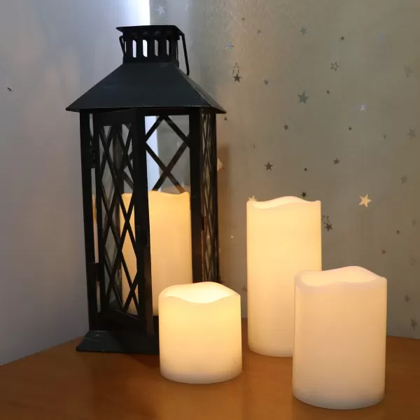 Eldnacele Flameless Votive Candles with Timer Bulk IndoorOutdoor Waterproof Tealight Candles Realistic Flickering Battery Operated LED Votive Candle Lights Pack of 124 PACK REMOTE