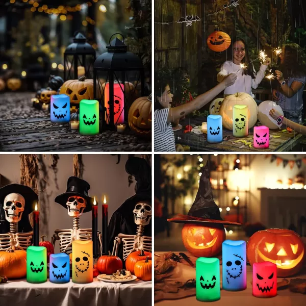 Eldnacele Flameless Votive Candles with Timer Bulk IndoorOutdoor Waterproof Tealight Candles Realistic Flickering Battery Operated LED Votive Candle Lights Pack of 123 Pack Color Changing