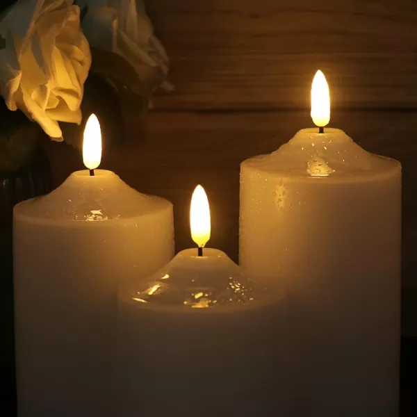 Eldnacele Flameless Votive Candles with Timer Bulk IndoorOutdoor Waterproof Tealight Candles Realistic Flickering Battery Operated LED Votive Candle Lights Pack of 12White