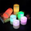 imageEldnacele Color Changing Candles Flameless Flickering LED Real Wax Battery Operated Pillar Candles Romantic Party Wedding Decoration Set of 6 H3 4quot 5quot 6quot X D3
