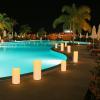 imageEldnacele 8quot 10quot  4quot Large Waterproof Outdoor Flameless Candles Remote and Timer Battery Operated White Plastic LED Flickering Pillar Candles 2 Pack Dinner Wedding Porch Garden Lanterns Home DecorA2 Pack Cream 810