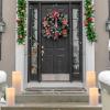 imageEldnacele 8quot 10quot  4quot Large Waterproof Outdoor Flameless Candles Remote and Timer Battery Operated White Plastic LED Flickering Pillar Candles 2 Pack Dinner Wedding Porch Garden Lanterns Home DecorA2 Pack Cream 810