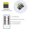 imageEldnacele Waterproof Flameless Flickering Candles with Remote and Timer Battery Operated LED Pillar Candles Indoor Outdoor White Plastic Candles Pack of 4 Wedding Dinner Home Decor D3 x H4 5quot 6quot 8quot2 Pack Remote