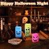 imageEldnacele Waterproof Flameless Flickering Candles with Remote and Timer Battery Operated LED Pillar Candles Indoor Outdoor White Plastic Candles Pack of 4 Wedding Dinner Home Decor D3 x H4 5quot 6quot 8quot3 Pack Color Changing