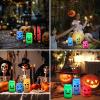 imageEldnacele Waterproof Flameless Flickering Candles with Remote and Timer Battery Operated LED Pillar Candles Indoor Outdoor White Plastic Candles Pack of 4 Wedding Dinner Home Decor D3 x H4 5quot 6quot 8quot3 Pack Color Changing