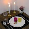 imageEldnacele 8 Pcs Flameless Window Taper Candles with Gold Holder and Suction Cups LED Battery Operated Flickering Electric Candles Remote and Timer Candlestick Christmas Home Wedding Dcor 9 Inch