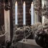 imageEldnacele Flameless Flickering Taper Candles with Remote and Timer Window Candles Warm Real Wax Unscented 952 Pack Ivory for Home Wedding Party Christmas Decoration2 Pack White