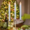 imageEldnacele Flameless Flickering Taper Candles with Remote and Timer Window Candles Warm Real Wax Unscented 952 Pack Ivory for Home Wedding Party Christmas Decoration2 Pack White
