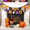 imageEldnacele Halloween Snow Globe Candles Lighted Lamp USB Powered Battery Operated Spooky Spinning Water Glittering Tornado Flameless Candles Skeleton Hand Holder Halloween Centerpiece DecorCastleBCastle Skeleton Hand Holder