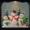 imageEldnacele Musical Snow Globe Lantern with Timer Lighted USBBattery Operated Swirling Singing Water Glittering Snow Globes Lamp for Adults and Kids Christmas Decoration CarSnowman