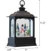 imageEldnacele Musical Snow Globe Lantern with Timer Lighted USBBattery Operated Swirling Singing Water Glittering Snow Globes Lamp for Adults and Kids Christmas Decoration CarSnowman